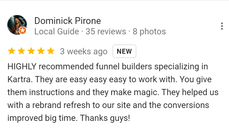 Phunnel Builders Funnel Experts Testimonials