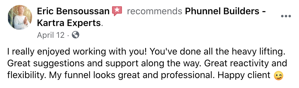 Phunnel Builders Funnel Experts Testimonials