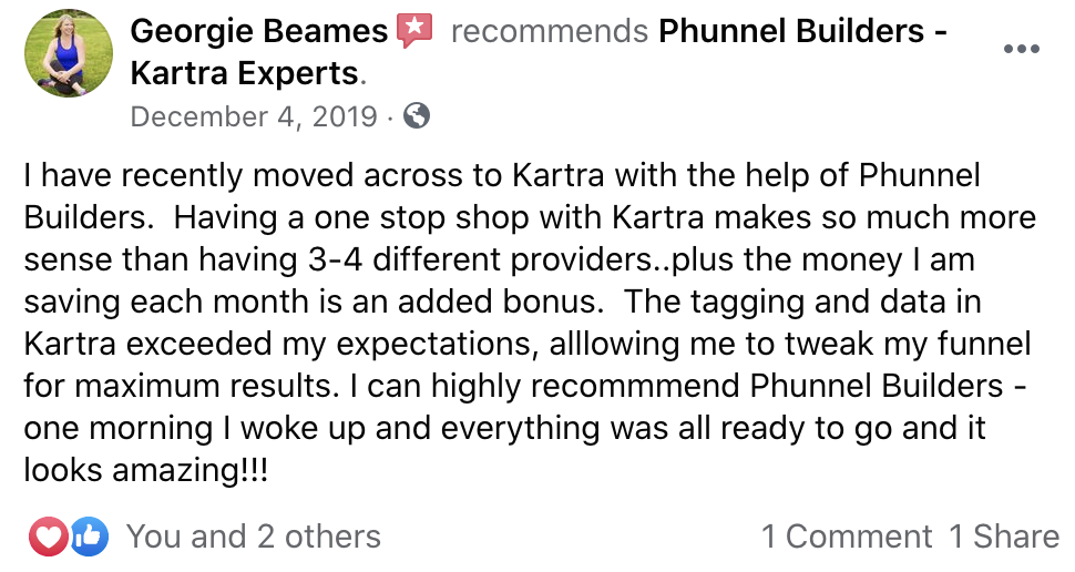 Phunnel Builders Funnel Experts Testimonials