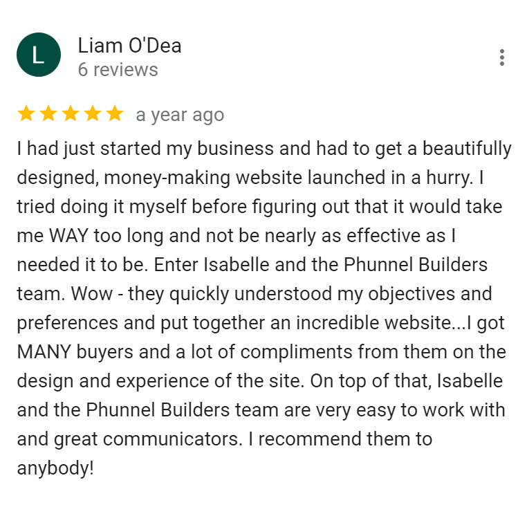 Phunnel Builders Funnel Experts Testimonials