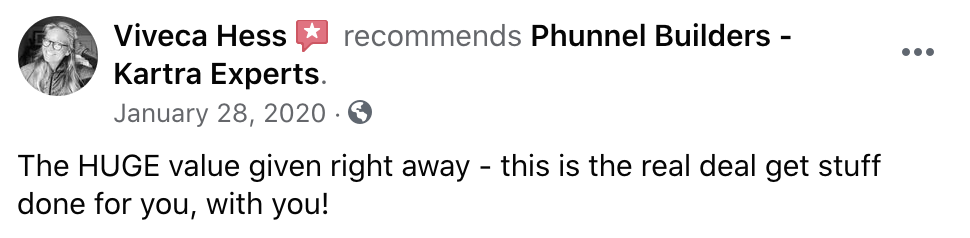 Phunnel Builders Funnel Experts Testimonials