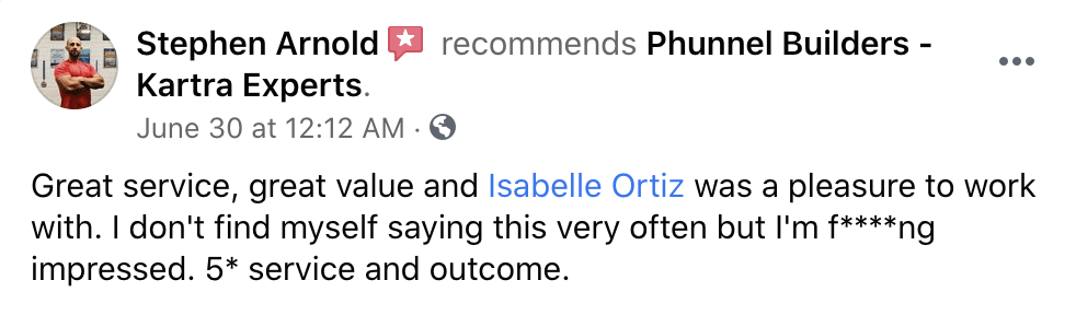 Phunnel Builders Funnel Experts Testimonials